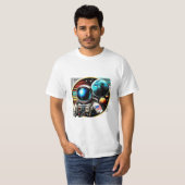  astronaut | Ontdek de kosmos in Shirt (Voorkant volledig)
