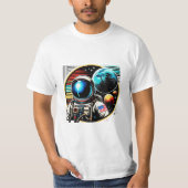  astronaut | Ontdek de kosmos in Shirt (Voorkant)
