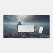 Astronaut Ontdek Planeten Ruimtereizen Galaxy Bureaumat (Keyboard & Muis)