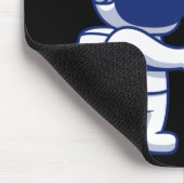 Astronaut ontmoet Alien Mousepad Muismat (Hoek)