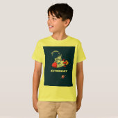 Astronaut ontwerp T-shirt voor jongens (Voorkant volledig)