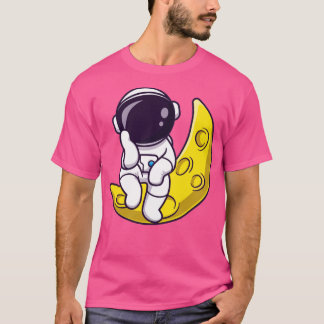 Astronaut op Cartoon T-shirt