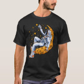 Astronaut op de halve maan t-shirt (Voorkant)