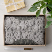 Astronaut op de maan ruimte zwart en grijs tissuepapier (Geschenk)