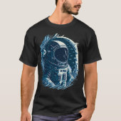 Astronaut op de maan t-shirt (Voorkant)