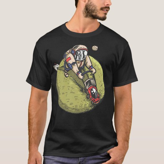 Astronaut op de maan t-shirt (Voorkant)