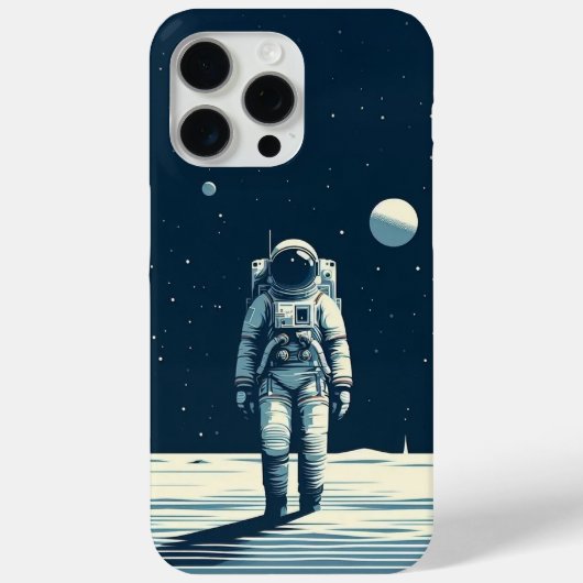 Astronaut op de planeet Case-Mate iPhone case (Achterkant)