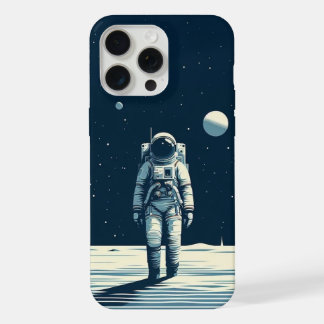 Astronaut op de planeet iPhone 15 pro max case