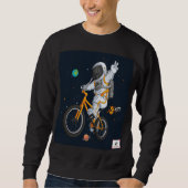 Astronaut op een BMX fiets Trui (Voorkant)