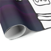 astronaut op maan buitenruimte jongen verjaardag cadeaupapier (Rol Hoek)