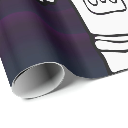 astronaut op maan buitenruimte jongen verjaardag cadeaupapier (Rol Hoek)