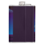 astronaut op maan buitenruimte jongen verjaardag heupfles (Achterkant)