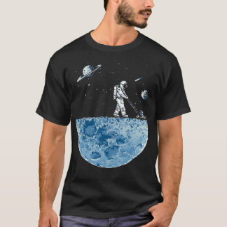 Astronaut op Maan  Grafisch Ontwerp voor Ruimte T-shirt