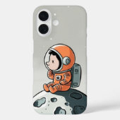 ASTRONAUT OP MAANROTS Case-Mate iPhone CASE (Achterkant)