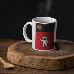 Astronaut op Mars Koffiemok
