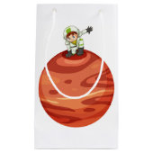 Astronaut op Mars Paper Gift Box Klein Cadeauzakje (Voorkant)