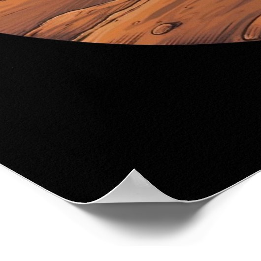 Astronaut op Mars Poster (Hoek)