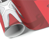 Astronaut op Mars Space Explorer Red Planet Cadeaupapier (Rol Hoek)