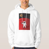 Astronaut op Mars Space Explorer Red Planet Hoodie (Voorkant)