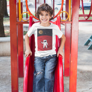 Astronaut op Mars Space Explorer Red Planet T-shirt