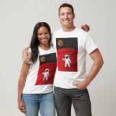 Astronaut op Mars Space Explorer Red Planet T-shirt (Unisex)