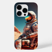 Astronaut op Nieuwe Wereld Case-Mate iPhone Case (Achterkant)