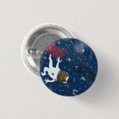 Astronaut op Spacewalk Ronde Button 3,2 Cm (Voorkant /achterkant)