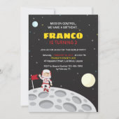 Astronaut op uitnodiging voor de verjaardag van de (Voorkant)