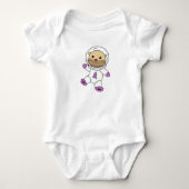 Astronaut Otter Space Planet Romper (Voorkant)
