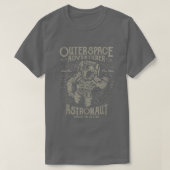 ASTRONAUT OUTER SPACE ADVENTURE REACH FOR THE STAR T-SHIRT (Design voorkant)