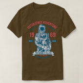 Astronaut Outer Space Adventure Scifi Moon Camp Gi T-shirt (Design voorkant)