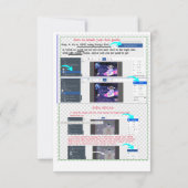 Astronaut Outer Space Birthday Kaart (Achterkant)