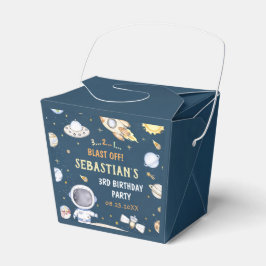 Astronaut Outer Space Birthday Party Bedankdoosjes