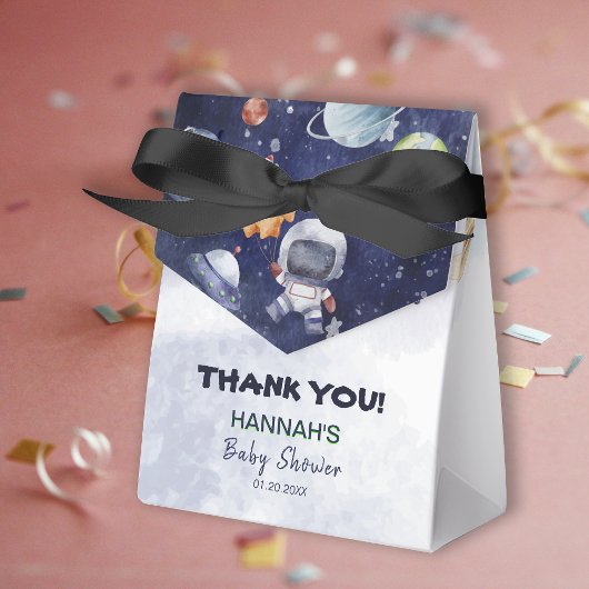 Astronaut Outer Space Boy Baby shower Party Bedankdoosjes