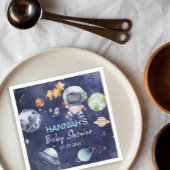 Astronaut Outer Space Boy Baby shower Party Servet