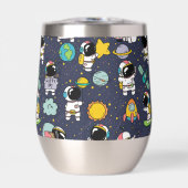 Astronaut Outer Space Cartoon (Voorkant)