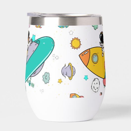 Astronaut Outer Space Cartoon (Rechts)