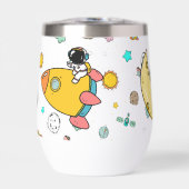 Astronaut Outer Space Cartoon (Voorkant)