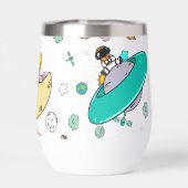 Astronaut Outer Space Cartoon (Achterkant)