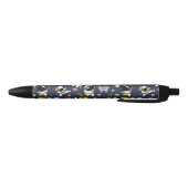 Astronaut Outer Space Cartoon Blauwe Inkt Pen (Bodem)
