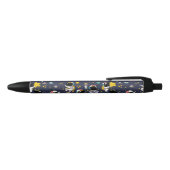 Astronaut Outer Space Cartoon Blauwe Inkt Pen (Bovenkant)