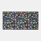 Astronaut Outer Space Cartoon Bureaumat (Voorkant)