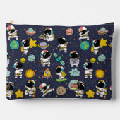 Astronaut Outer Space Cartoon Etui (Voorkant)