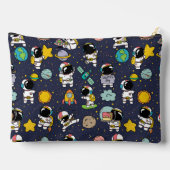 Astronaut Outer Space Cartoon Etui (Achterkant)