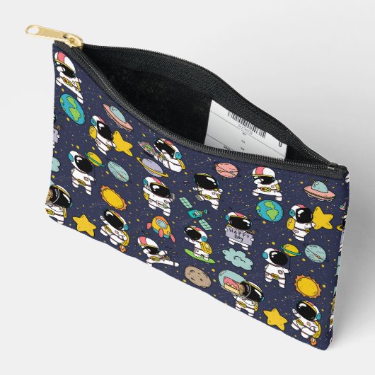Astronaut Outer Space Cartoon Etui (Open)