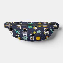 Astronaut Outer Space Cartoon Heuptasje