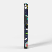 Astronaut Outer Space Cartoon iPhone Hoesje (Rechterkant)