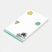 Astronaut Outer Space Cartoon Post-it® Notes (Schuin)