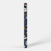 Astronaut Outer Space Cartoon Samsung Galaxy Hoesje (Rechterkant)