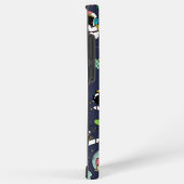 Astronaut Outer Space Cartoon Samsung Galaxy Hoesje (Rechterkant)